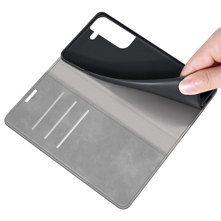 Samsung Galaxy S23 Wallet Case Magnetic - Grey - Casebump