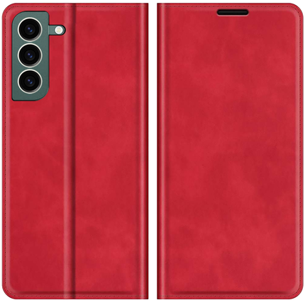 Samsung Galaxy S23 Wallet Case Magnetic - Red - Casebump