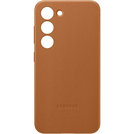 Samsung Galaxy S23 Leather Case (Camel) - EF-VS911LA - Casebump