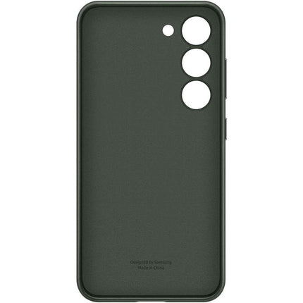 Samsung Galaxy S23 Leather Case (Green) - EF-VS911LG - Casebump