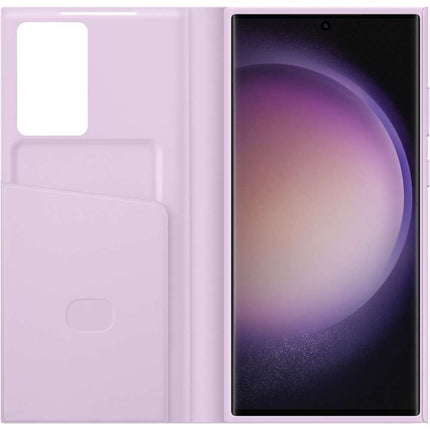 Samsung Galaxy S23 Ultra Smart View Wallet Case (Lilac) - EF-ZS918CV - Casebump