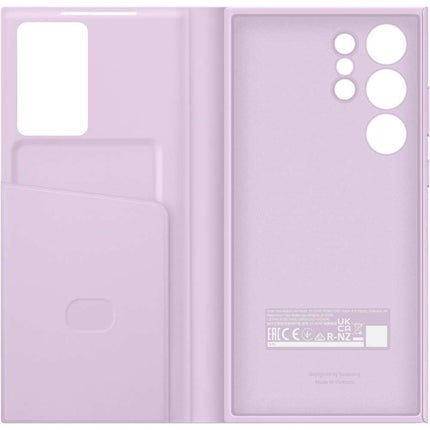 Samsung Galaxy S23 Ultra Smart View Wallet Case (Lilac) - EF-ZS918CV - Casebump