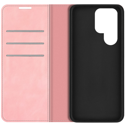 Samsung Galaxy S23 Ultra Wallet Case Magnetic - Pink - Casebump