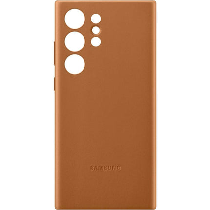 Samsung Galaxy S23 Ultra Leather Case (Camel) - EF-VS918LA - Casebump