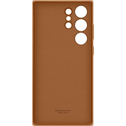 Samsung Galaxy S23 Ultra Leather Case (Camel) - EF-VS918LA - Casebump