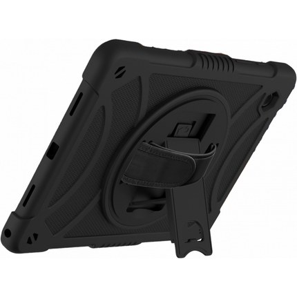 Samsung Galaxy Tab A8 Shock Proof Rotating 360 Case (Black) - Casebump