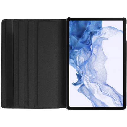 Samsung Galaxy Tab S8 Plus Rotating 360 Case (Black) - Casebump