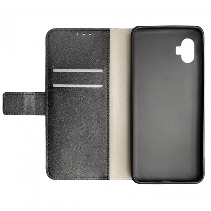 Samsung Galaxy Xcover 6 Pro Wallet Case (Black) - Casebump