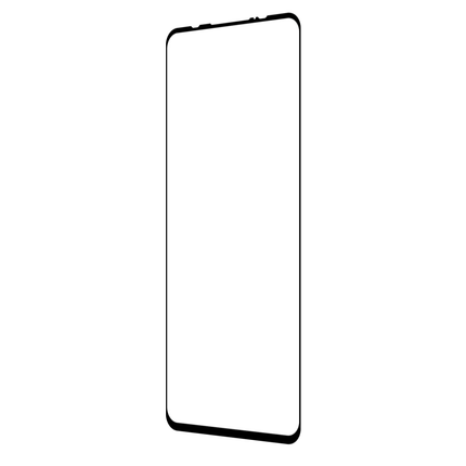 Full Cover Screenprotector Motorola One 5G Ace Tempered Glass - black - Casebump