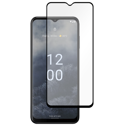 Full Cover Screenprotector Nokia G60 Tempered Glass - black