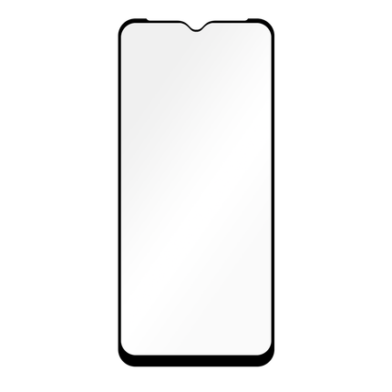 Full Cover Screenprotector Realme C31 Tempered Glass - black - Casebump