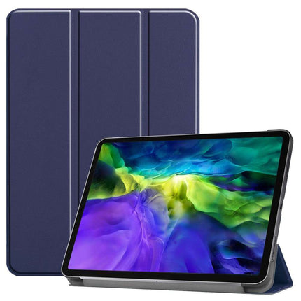 Apple iPad Pro 12.9 2020 Smart Tri-Fold Case (Blue) - Casebump