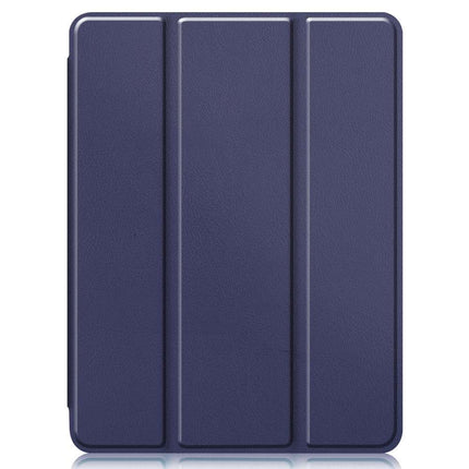 Apple iPad Pro 12.9 2020 Smart Tri-Fold Case With Pen Slot (Blue) - Casebump