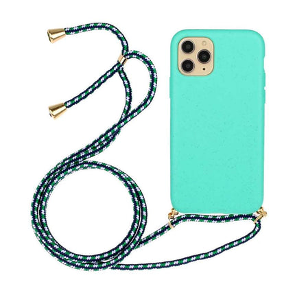 Apple iPhone 11 Pro Max Soft TPU Case with Strap - Blue - Casebump
