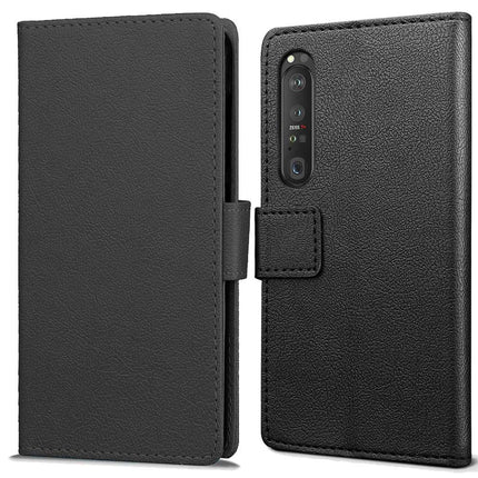 Sony Xperia 1 III Wallet Case (Black) - Casebump