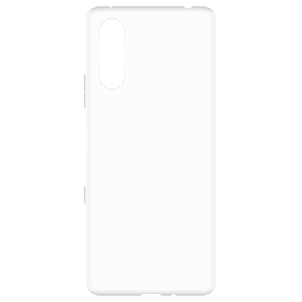 Sony Xperia 10 III Soft TPU Case with Strap - (Clear) - Casebump