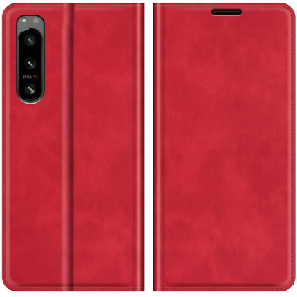 Sony Xperia 5 IV Wallet Case Magnetic - Red - Casebump