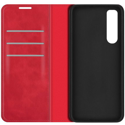 Sony Xperia 5 IV Wallet Case Magnetic - Red - Casebump