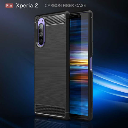 Rugged TPU Sony Xperia 5 Case (Black) - Casebump