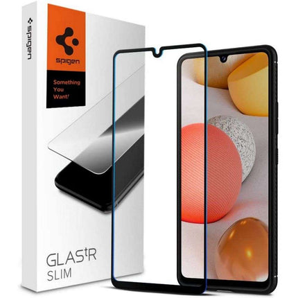 Spigen Screenprotector Full Cover Glass Samsung Galaxy A42 5G Black AGL02305 - Casebump