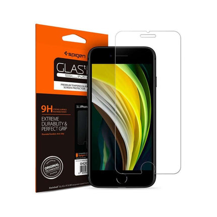 Spigen Glas tR Slim Apple iPhone SE 2020/2022 Tempered Glass - AGL01374 - Casebump