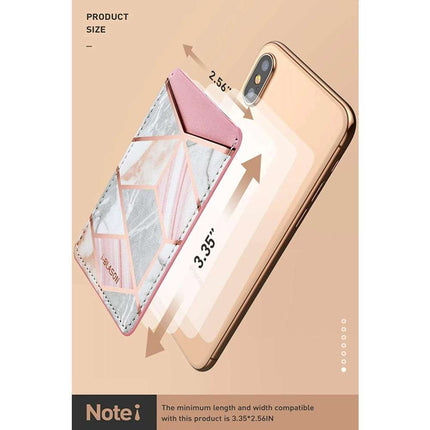 Supcase Cosmo Pock-Its Case (Marble Pink) - 2 pack - Casebump