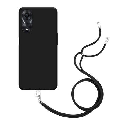 Oppo A78 5G Necklace TPU Case - Black - Casebump