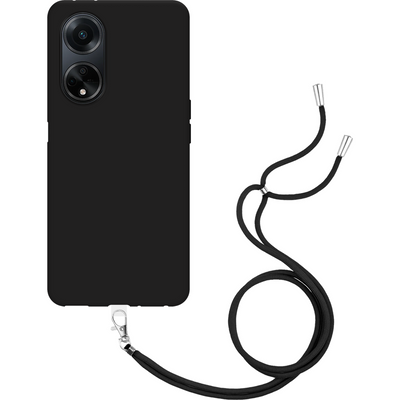 Oppo A98 5G Necklace TPU Case - Black - Casebump