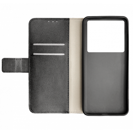 Vivo X80 Pro Wallet Case (Black) - Casebump