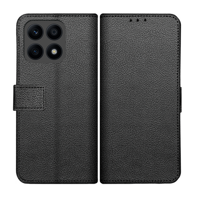 Honor X8a Classic Wallet Case - Black - Casebump