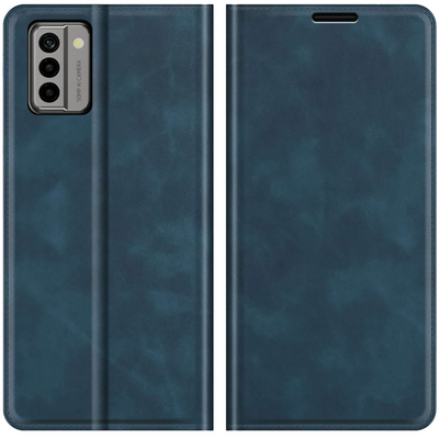 Nokia G22 Magnetic Wallet Case - Blue - Casebump