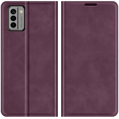 Nokia G22 Magnetic Wallet Case - Purple - Casebump