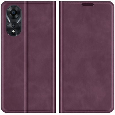 Oppo A78 5G Magnetic Wallet Case - Purple - Casebump