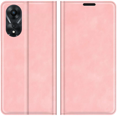Oppo A78 5G Magnetic Wallet Case - Pink - Casebump