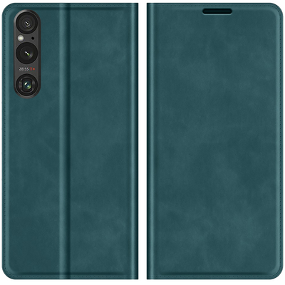 Sony Xperia 1 V Magnetic Wallet Case - Green - Casebump