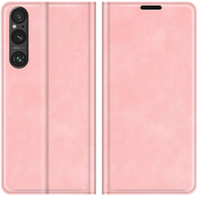 Sony Xperia 1 V Magnetic Wallet Case - Pink - Casebump