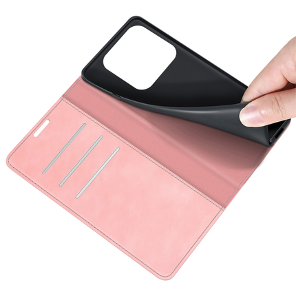 Xiaomi 13 Pro Wallet Case Magnetic - Pink - Casebump