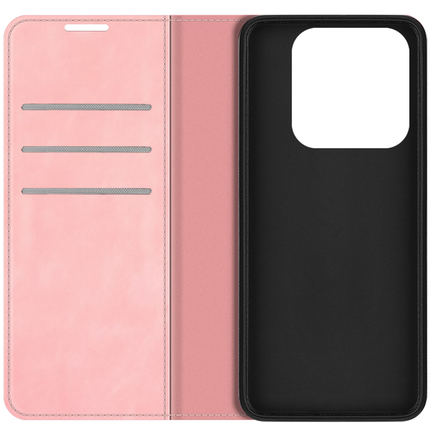 Xiaomi 13 Pro Wallet Case Magnetic - Pink - Casebump