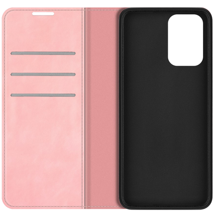 Xiaomi Poco M5s Wallet Case Magnetic - Pink - Casebump