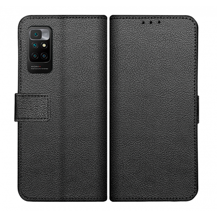 Xiaomi Redmi 10 2022 Wallet Case (Black) - Casebump
