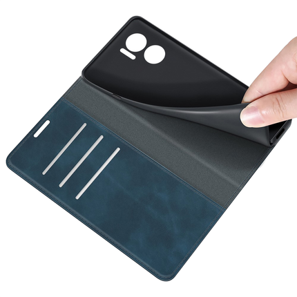 Xiaomi Redmi 10 5G Wallet Case Magnetic - Blue - Casebump