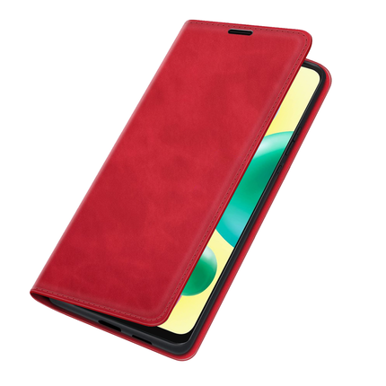 Xiaomi Redmi 10A Wallet Case Magnetic - Red - Casebump