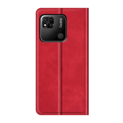 Xiaomi Redmi 10A Wallet Case Magnetic - Red - Casebump