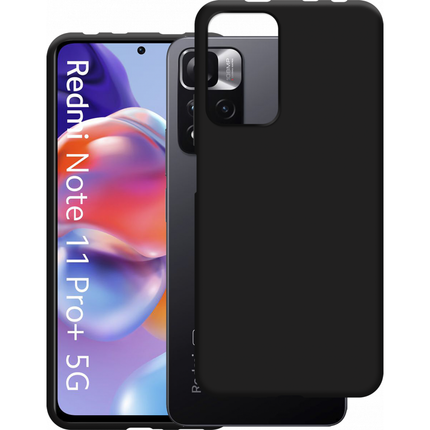 Xiaomi Redmi Note 11 Pro+ Soft TPU Case with Strap - (Black) - Casebump
